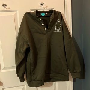 Button Ghost Sweater